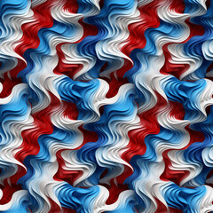 Red blue white colours texture, 4th of july independence day patriotic design, seamless pixel perfect pattern texture.