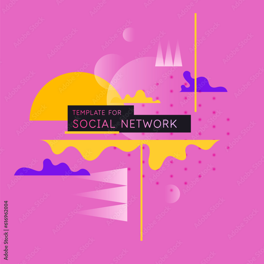 Poster abstract background with simple elements. an image with a composition of geometric elements and shap