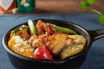 鶏のから揚げ　バジルチキン