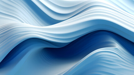Obraz na płótnie Canvas Digital blue and white fantasy wave curve abstract graphic poster web page PPT background