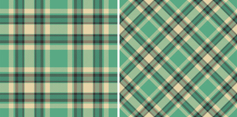Plaid tartan texture of seamless check background with a textile pattern fabric vector.
