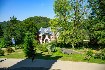 Siebengebirge Drachenfels Schloss Drachenfels Zahnradbahn