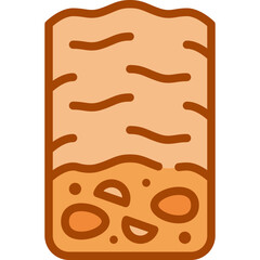 nougat two tone icon