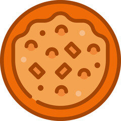 scrambled eggs two tone icon