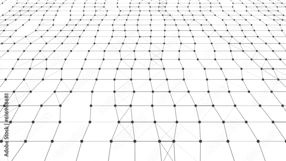 Poster vector perspective grid. detailed lines forming an abstract background