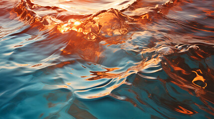 Obraz na płótnie Canvas Reflets, eaux, piscine, fond, soleil, lumière