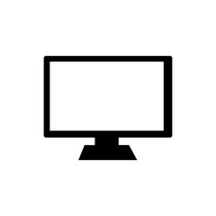 monitor vector icon simple illustration on white background..eps