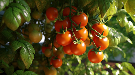 tomatoes background collection of fresh ingredients healthy food, fruit, vegetables representing concept of healthy eating, organic fruit, sustainability farm