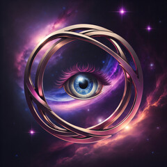 eye in the purple universe