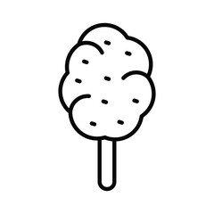 An icon of maple taffy in modern style, ready to use and download