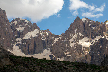 cilo mountains, hakkari, high mountains and clouds