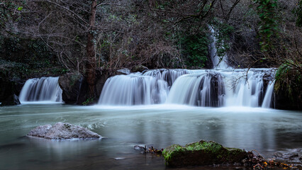 Obraz premium Treja river, Mazzano romano, Rome, italy, europe
