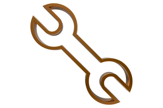spanner isolated on transparent background