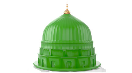 Mosque - Masjid Nabawi (PBUH) on Transparent Background