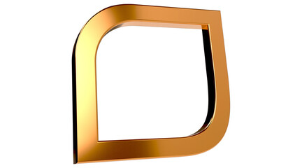 Obraz premium 3d shape on transparent background