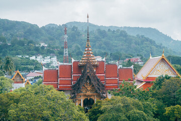 views of traditional temple in thailand