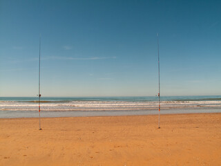 Playa de Punta Umbría, Huelva, Andalucía, España.