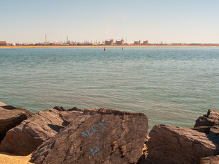 Playa de Punta Umbría, Huelva, Andalucía, España.