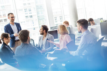 Business people meeting in office