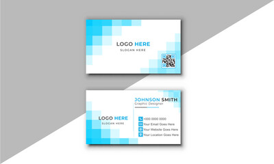 Unique and Creative corporate business card template., horizonal and vertical layout.