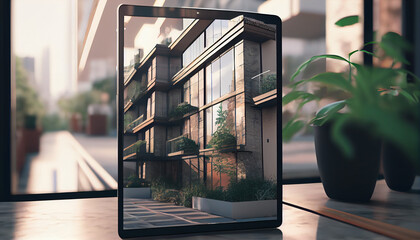 Project visualization using augmented reality tools. Designing and presenting with a tablet computer