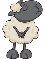 Sheep Cute Character