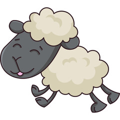 Sheep Cute Character
