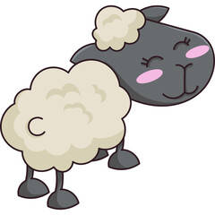 Sheep Cute Character