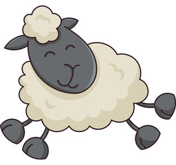 Sheep Cute Character