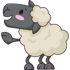 Sheep Cute Character