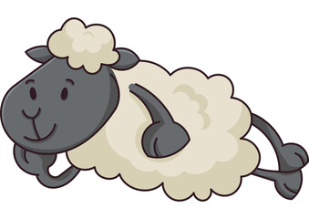 Sheep Cute Character