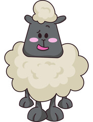Sheep Cute Character