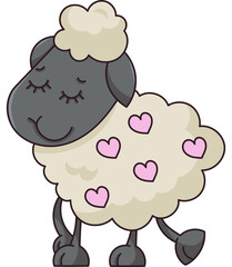 Sheep Cute Character