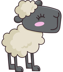 Sheep Cute Character