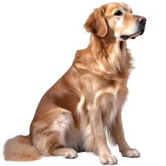 Golden retriever (PNG) ai generative