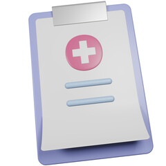 Obraz premium 3D Medical Report