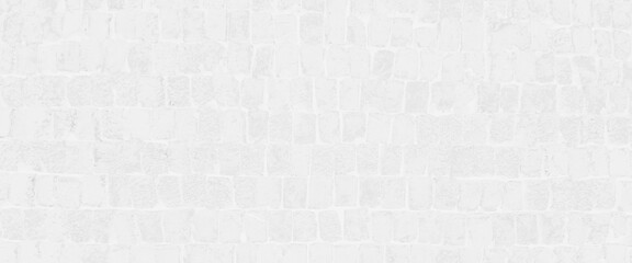White brick wall may used as background,  simple grungy white brick wall, white painted old brick Wall panoramic background White brick wall vector illustration.