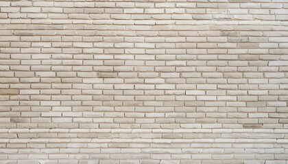 white brick wall, Cream and white brick wall texture background. Brickwork and stonework flooring interior rock old pattern design, abstract, textured, backdrop,  AI generated	
