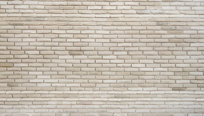 Obraz premium white brick wall, Cream and white brick wall texture background. Brickwork and stonework flooring interior rock old pattern design, abstract, textured, backdrop, AI generated 