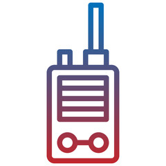 Obraz premium radio line icon,linear,outline,graphic,illustration