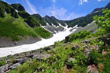 夏山登山 北アルプス 涸沢カール