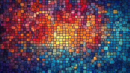 Generative AI. Colorful background
