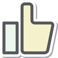 ステッカー風ミニミニアイコン　グッドマーク