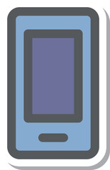 ステッカー風ミニミニアイコン　スマートフォン