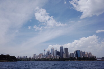 Obraz premium Sydney's seascape from a ferry