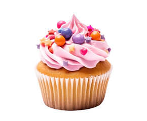 Cupcake png, isolated, cupcake on transparent background