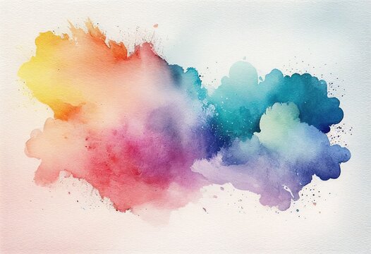 Abstract Water Color for background. Watercolor paper texture. High quality photo