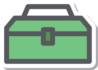 ステッカー風ミニミニアイコン　工具箱