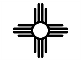 Zia Symbol Silhouette