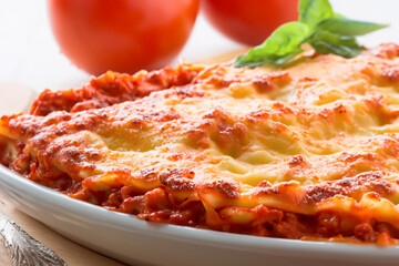 Lasagna alla bolognese, cucina italiana - 616999625